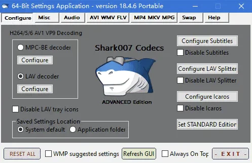 Shark007 Codecs 多媒体编解码器