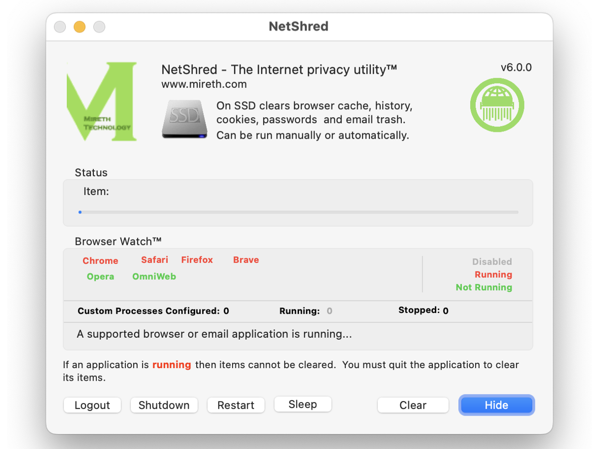 NetShred X 网络缓存清理软件