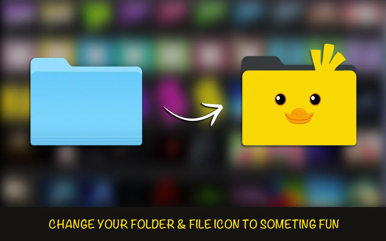 Folder Icons 轻松更改Mac文件夹图标