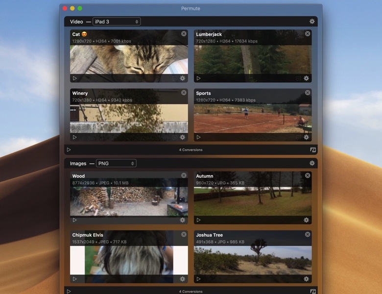 Permute For Mac v3.13.5 视频与音频压缩转换工具