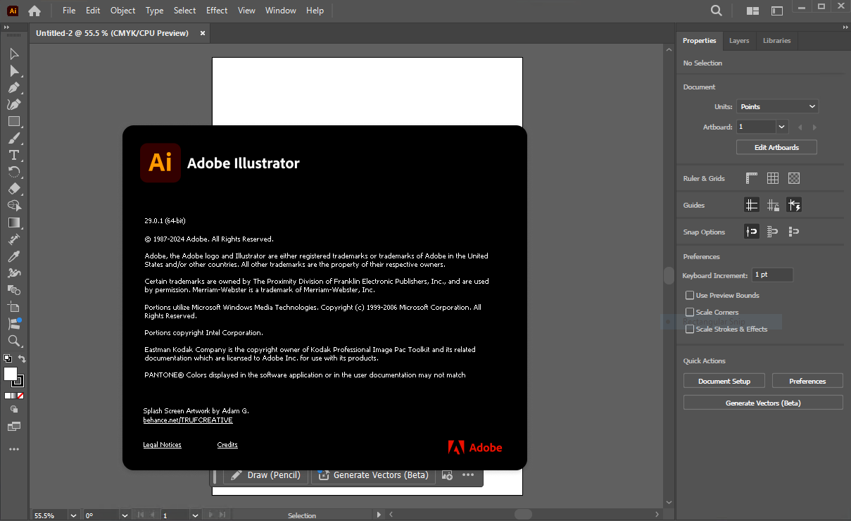 Adobe Illustrator 2025 v29.7 AI矢量插画的软件 Win/macOS
