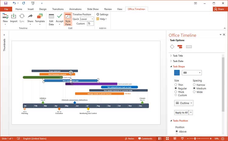 Office Timeline Pro+ 11.16.00.00 PowerPoint 时间线制作器