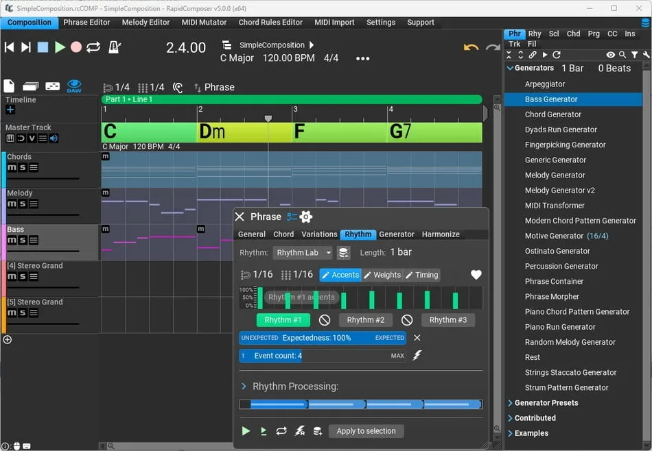 Rapid Composer 音乐创作软件