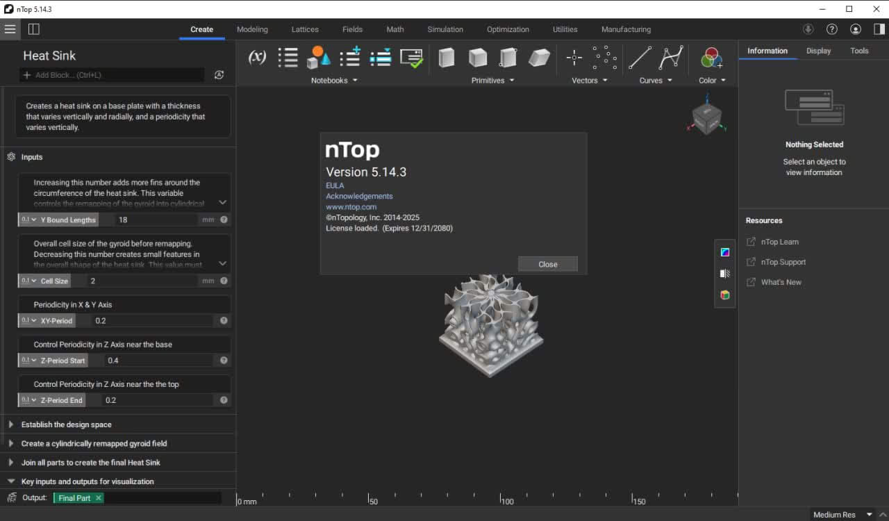 nTopology 5.27.2 x64 工业设计软件 参数化隐式建模软件激活版