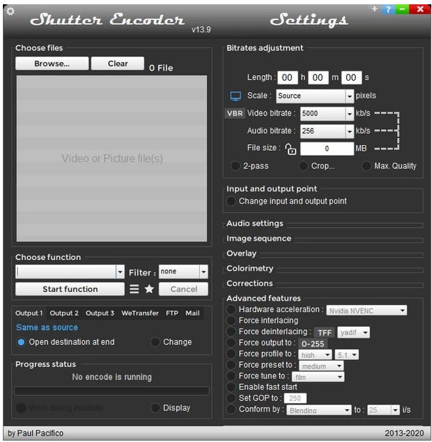 Shutter Encoder 多媒体转换工具