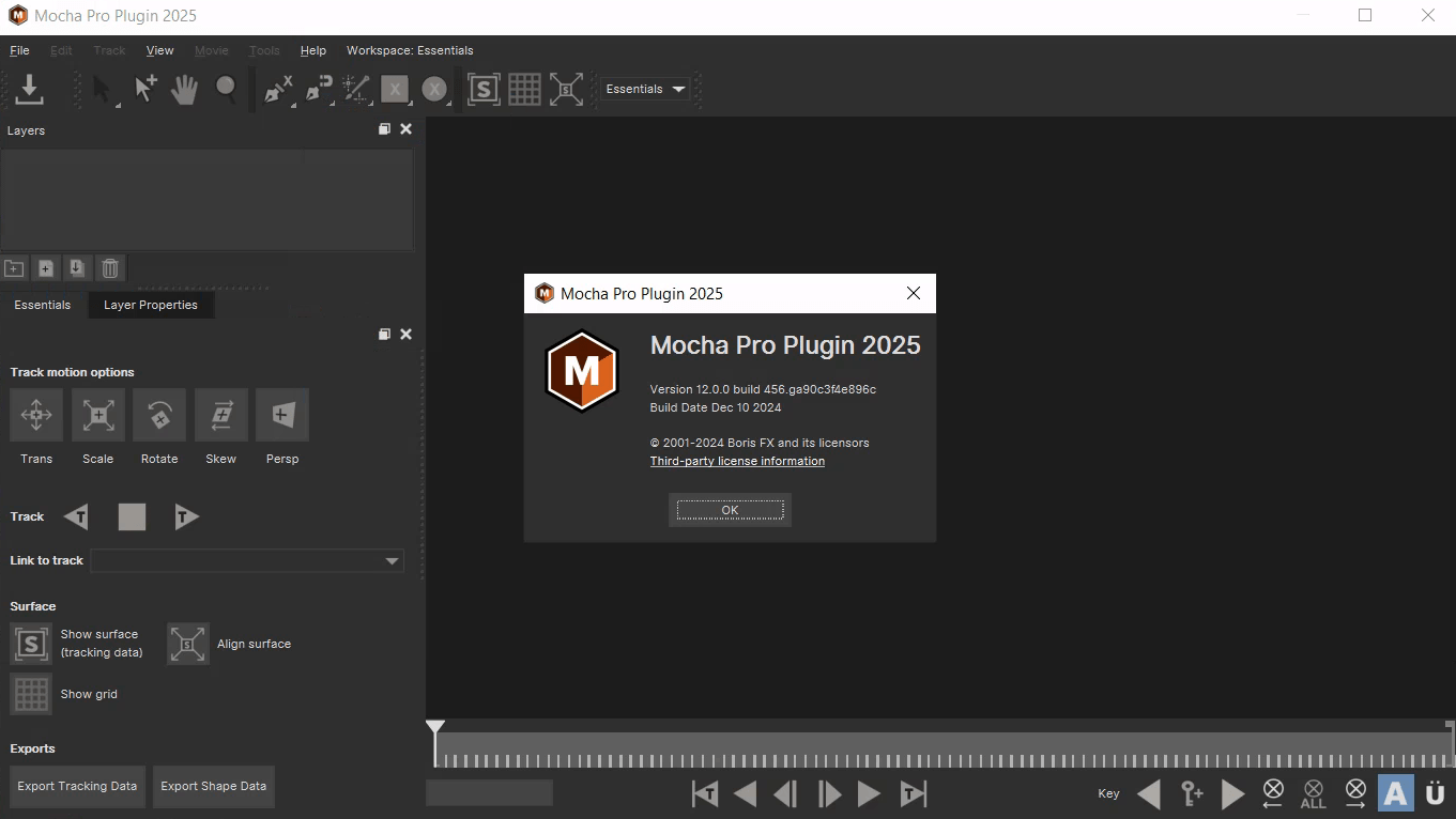 Boris FX Mocha Pro 2025 v12.5.1 + Plugins 平面跟踪摄像机插件