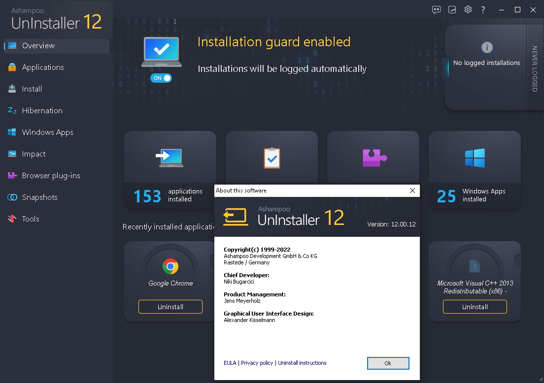 Ashampoo UnInstaller 16.00.00 阿香婆卸载 系统监视及完美清理工具