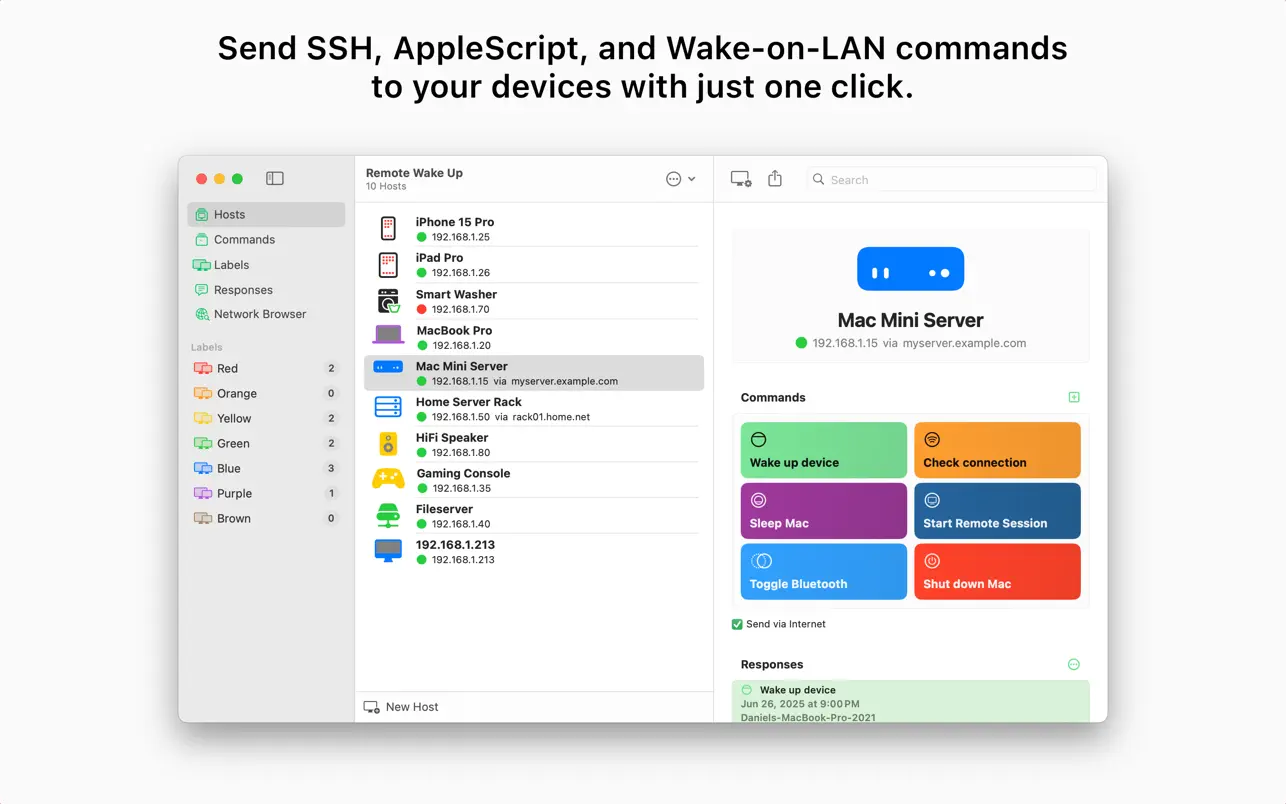 Remote Wake Up Mac v2.0.0 远程唤醒电脑工具