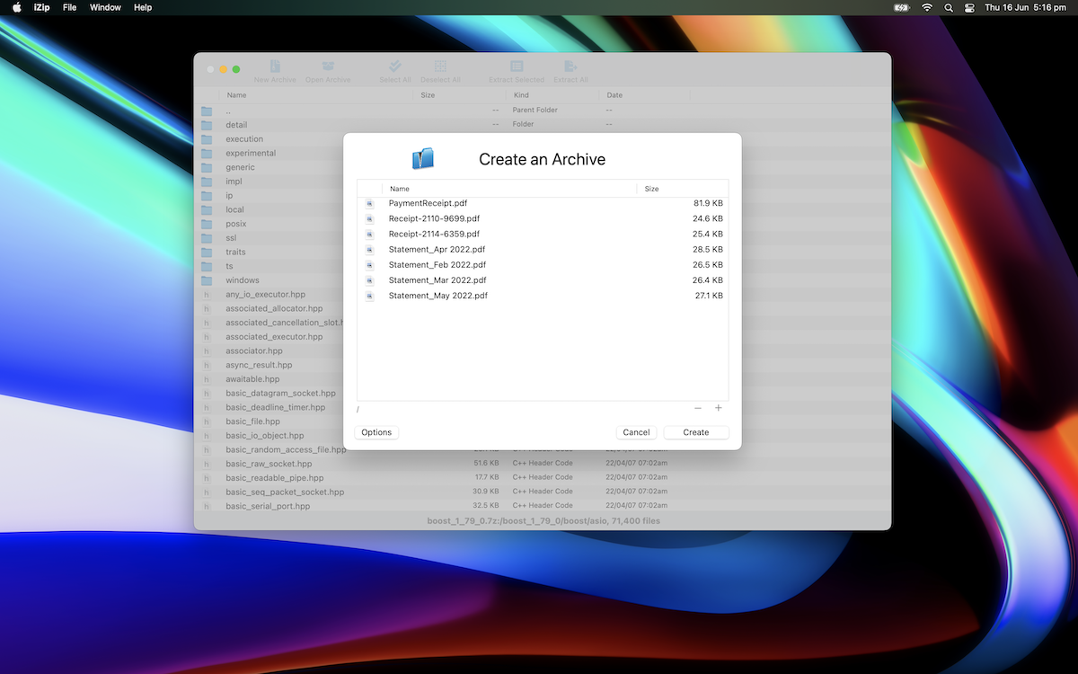 iZip Archiver Pro v25.8 Mac文件压缩解压缩工具