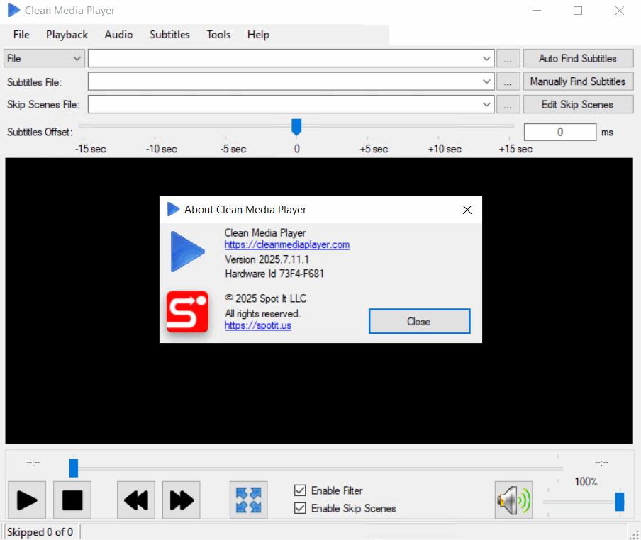 Clean Media Player 视频脏话过滤器
