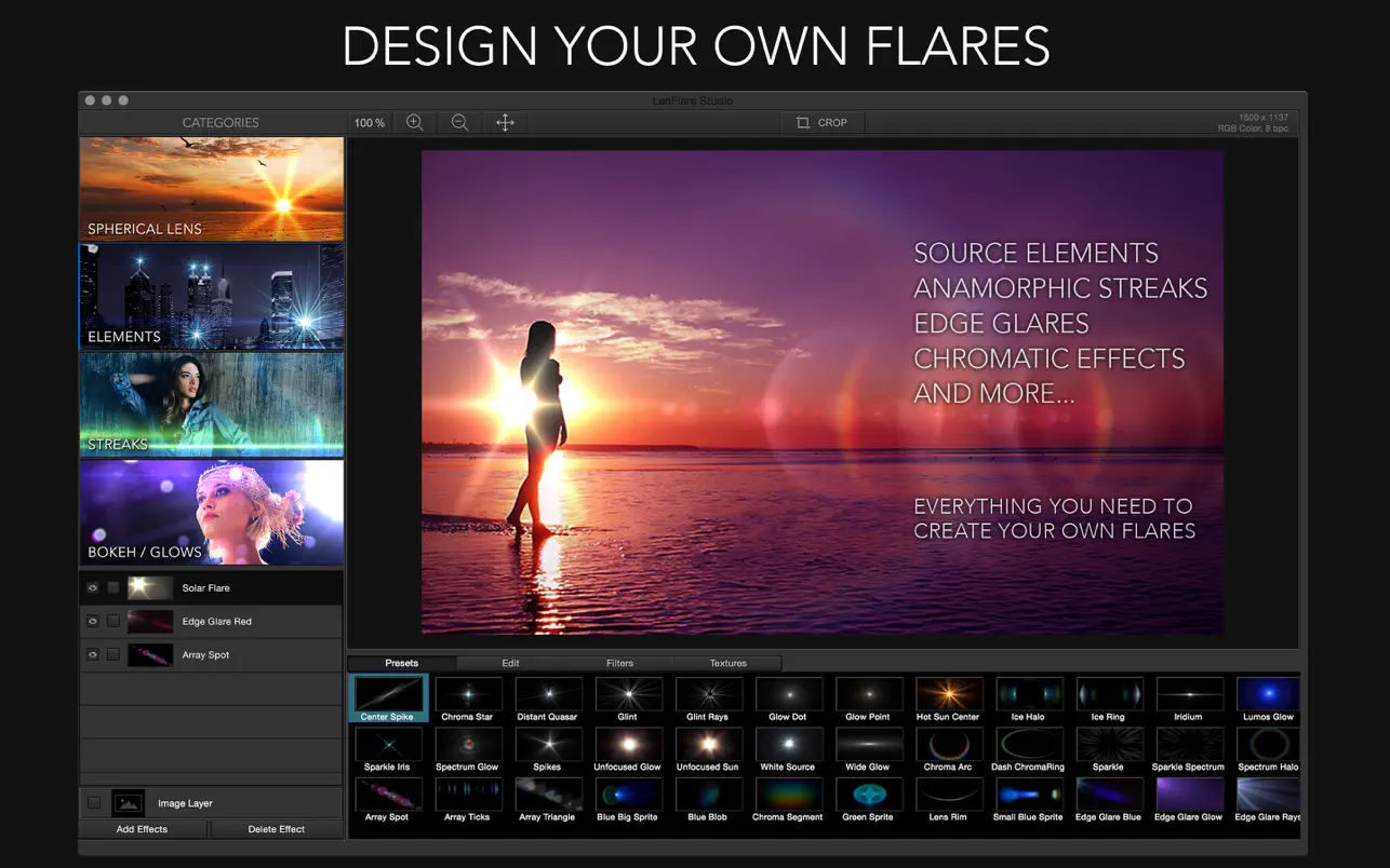 LensFlare Studio for mac 镜头光晕特效工具