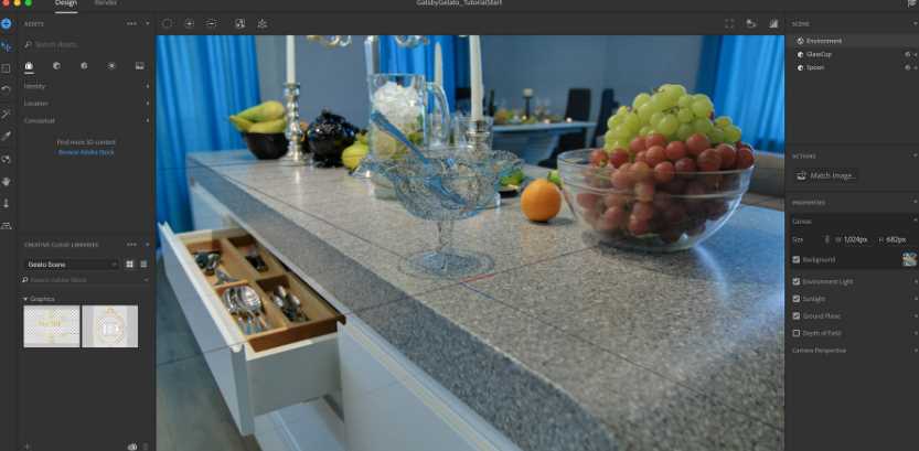 Adobe Dimension 4.1.4 3D绘图渲染和设计软件 Win/macOS