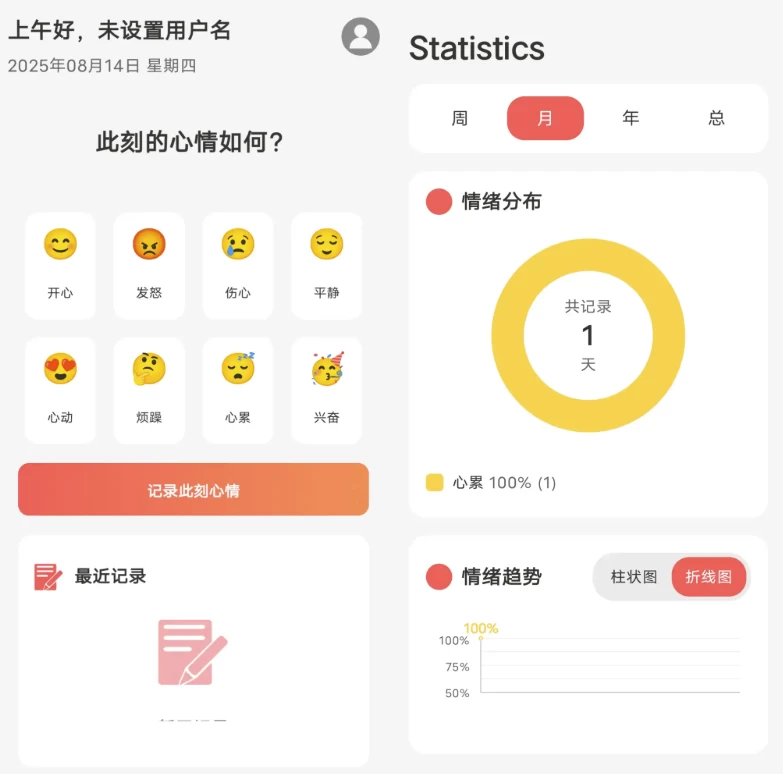Emotion 情绪日记 