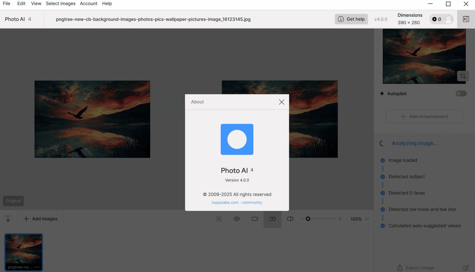 Topaz Photo AI 4.0.3 人工智能图片降噪软件激活版 Win/macOS