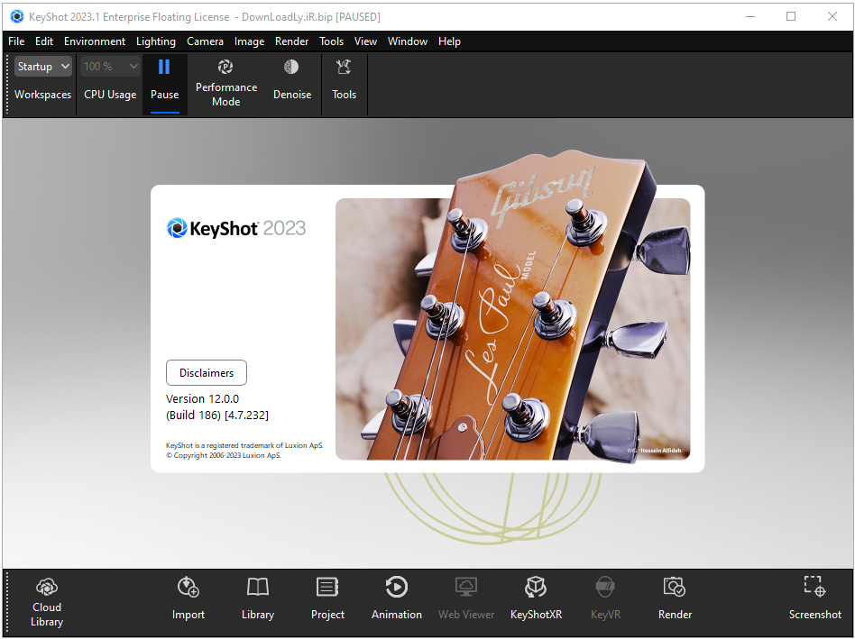  Luxion KeyShot 实时光线追踪三维渲染软件