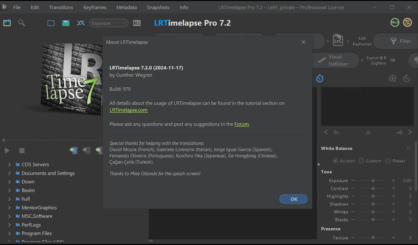 LRTimelapse Pro 7.4.0 专业的延时摄影后期处理软件 Win/macOS