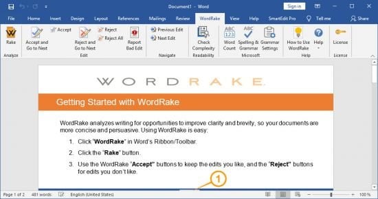 WordRake 5.2.00812.03 写作编辑 文本编辑工具激活版