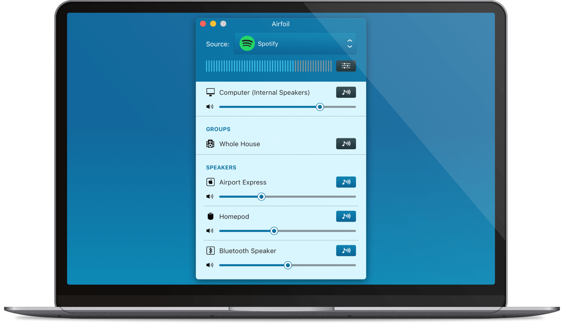 Airfoil For Mac v5.12.5 多平台音频同步播放神器