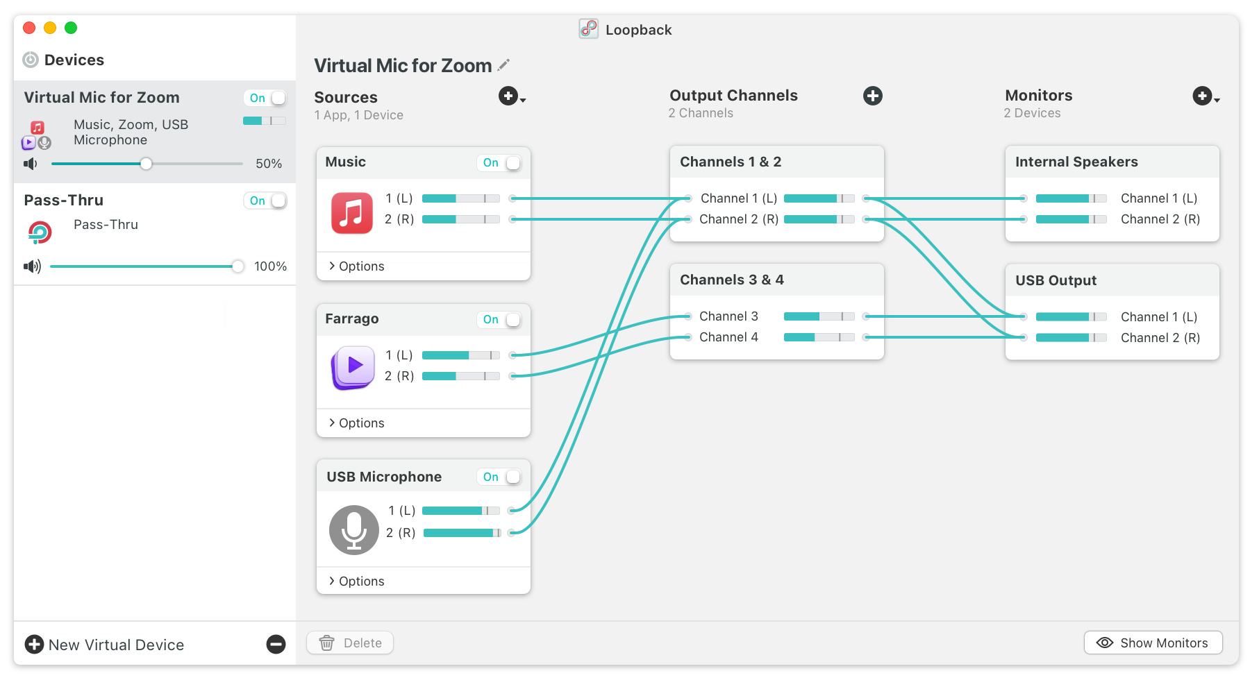 Loopback v2.4.6 音频传输混音版工具