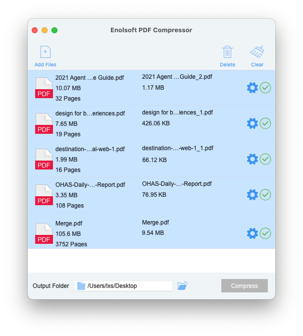 Enolsoft PDF Compressor v4.0.0 PDF文件压缩器