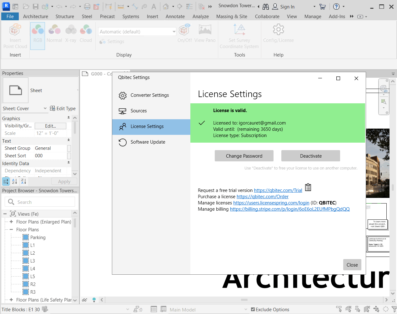 Qbitec v1.3.2 for Autodesk Revit 一款可消除 Revit 点云限制的插件