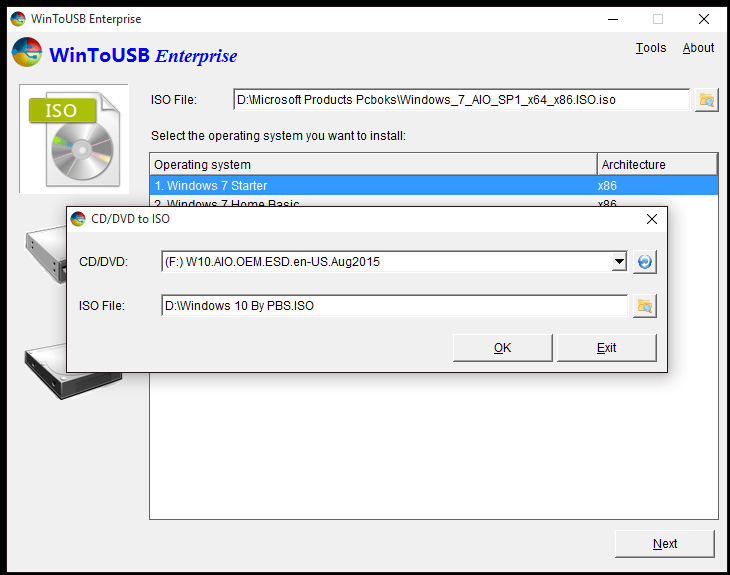 WinToUSB All Editions 10.0 U盘安装工具 U盘运行Win操作系统
