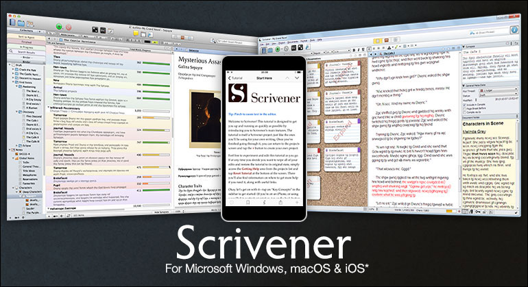 Scrivener 3.1.6.0 文字处理工具 长文写作利器 Win /macOS