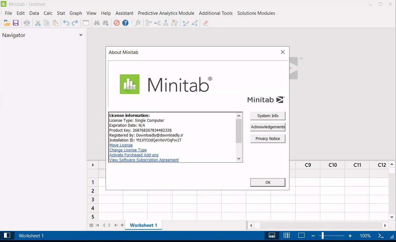 Minitab 22.4.0 + Workspace 1.5.1 数据分析、统计和过程改进工具