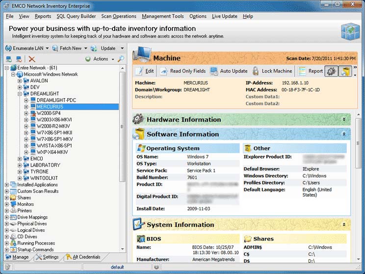 EMCO Network Inventory Enterprise 5.8.26.11164 网络审计软件激活版