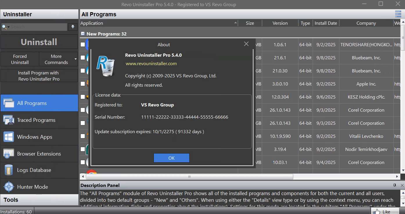 Revo Uninstaller Pro 5.4 Windows专业级软件彻底卸载工具 多语言版