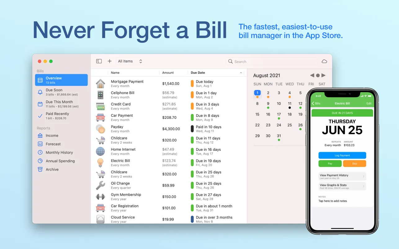Chronicle Pro 财务记账软件