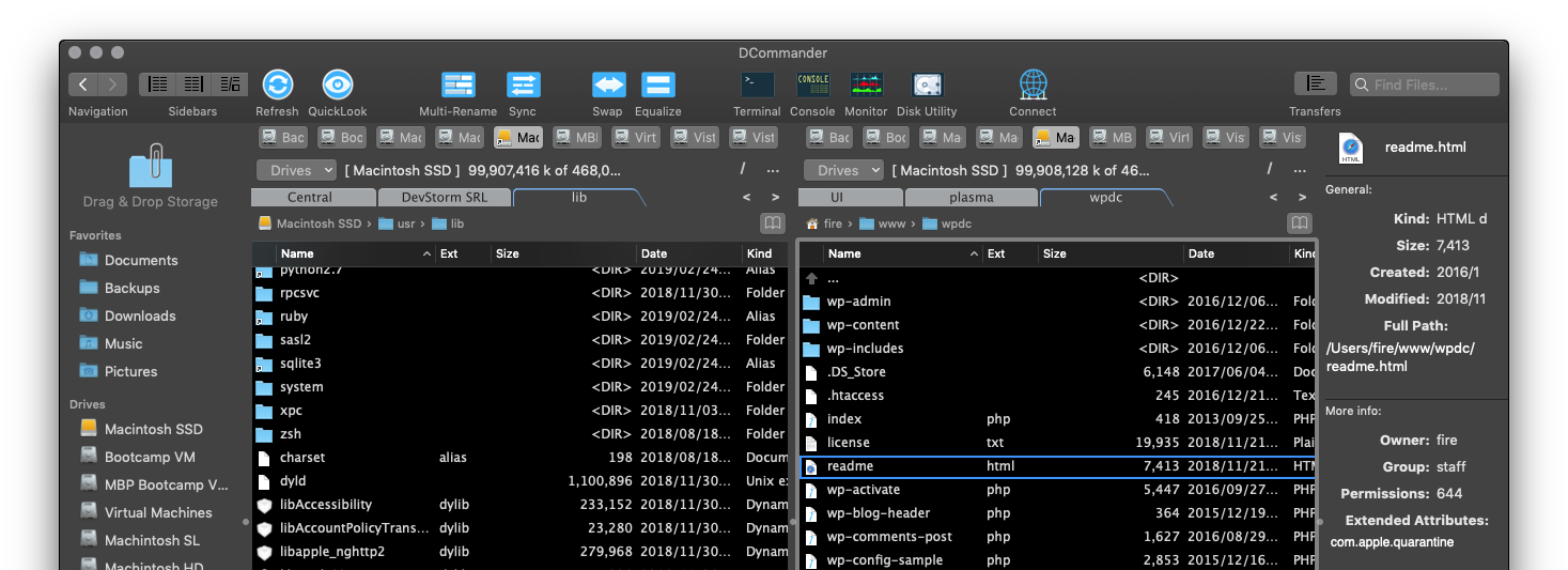 DCommander v3.9.7 双面板文件管理器